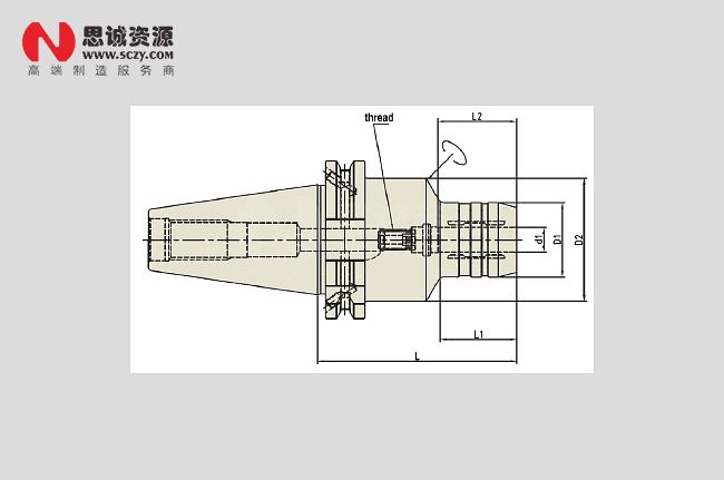 液壓刀柄內部結構